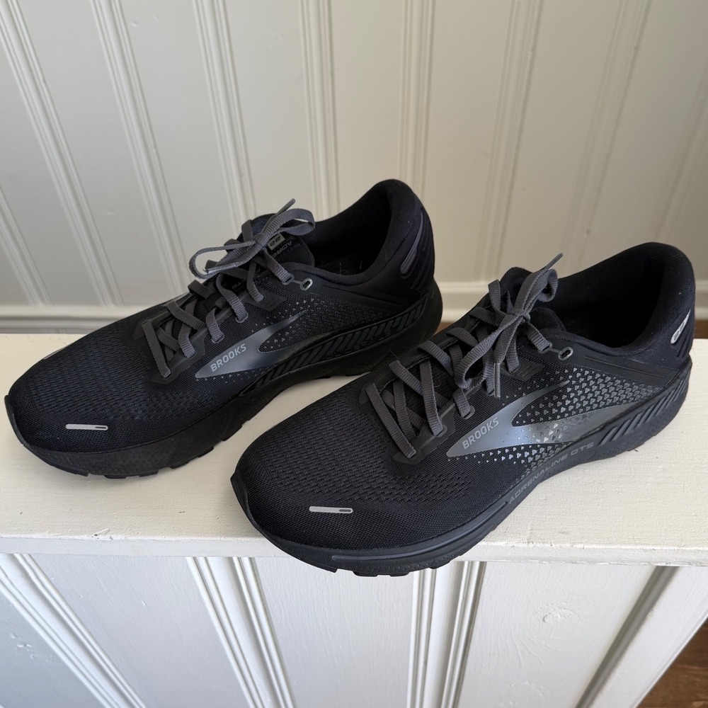 Brooks Adrenaline GTS 22 Mens Running Shoes Black Size 13 1103661D020